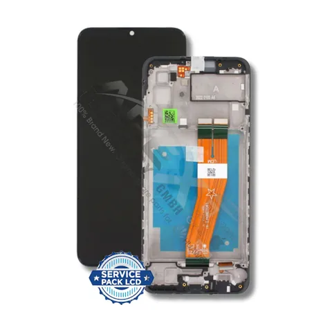 SM-A035F (A03 2022) BLACK NON EU CODE (With Frame) LCD