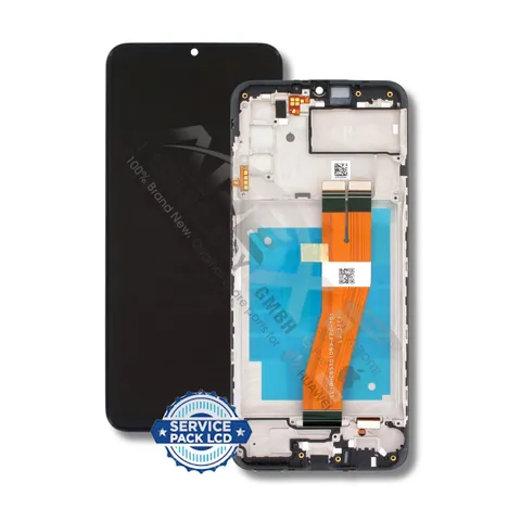 SM-A037F (A03s 2021) BLACK NON EU CODE (With Frame) LCD