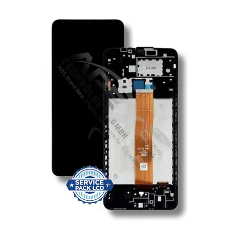 SM-A127 (A12 2021) BLACK (With Frame) LCD