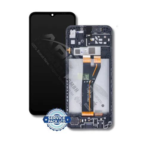SM-A145F (A14 4G 2023) BLACK NON EU CODE (With Frame) LCD