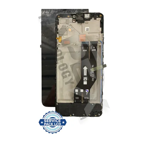 SM-A165 (A16 4G 2024) BLACK (With Frame) LCD + SUP BOARD