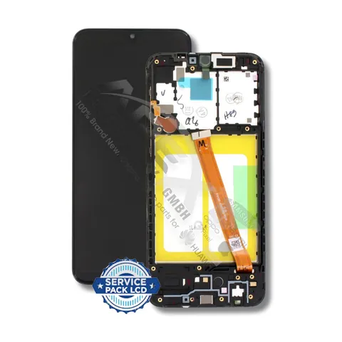 SM-A202 (A20e 2019) BLACK (With Frame) LCD