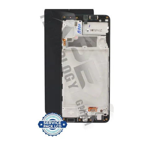 SM-A225 (A22 4G 2021) BLACK (With Frame) LCD