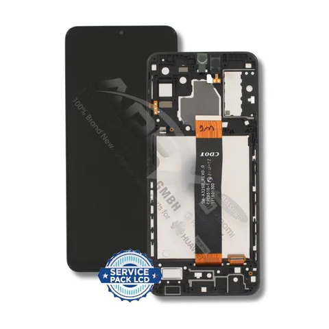 SM-A326B (A32 5G 2021) BLACK (with frame) LCD