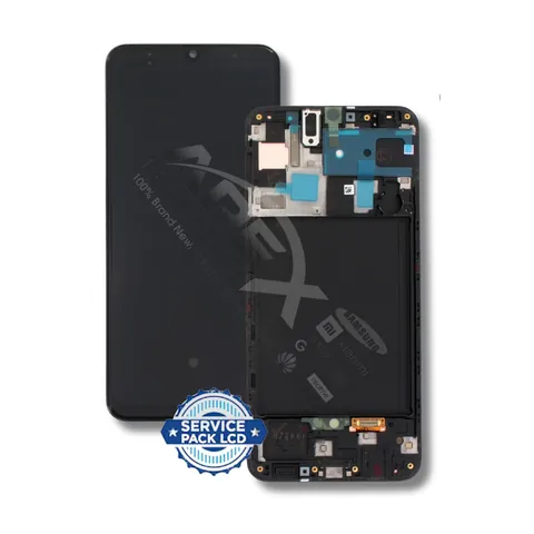 SM-A505 (A50 2019) BLACK (With Frame) LCD