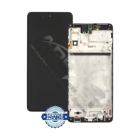 SM-M515 (M51 2020) BLACK (with frame) LCD